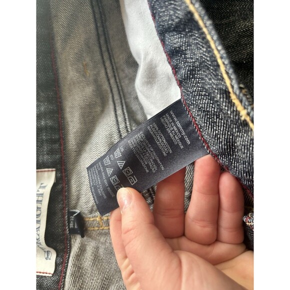 Tommy Hilfiger Straight Fit jeans Denim Sz 38x32 Blue Jean - Picture 5 of 9